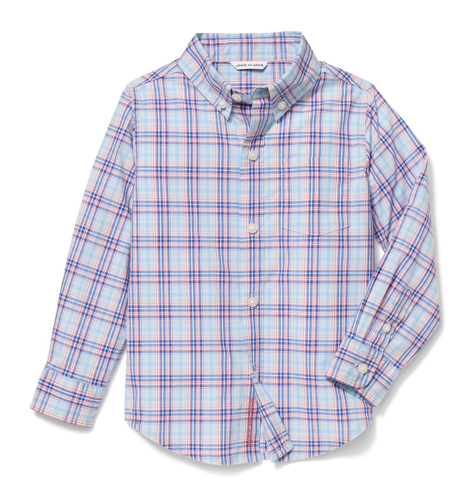 Plaid Poplin Shirt image number 0