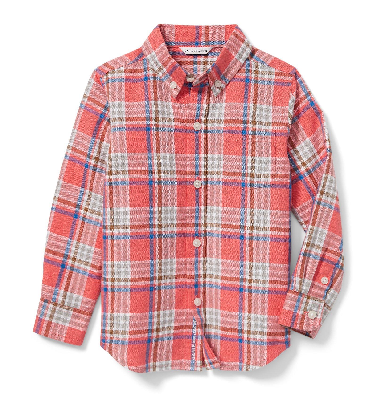 Plaid Linen Shirt image number 0