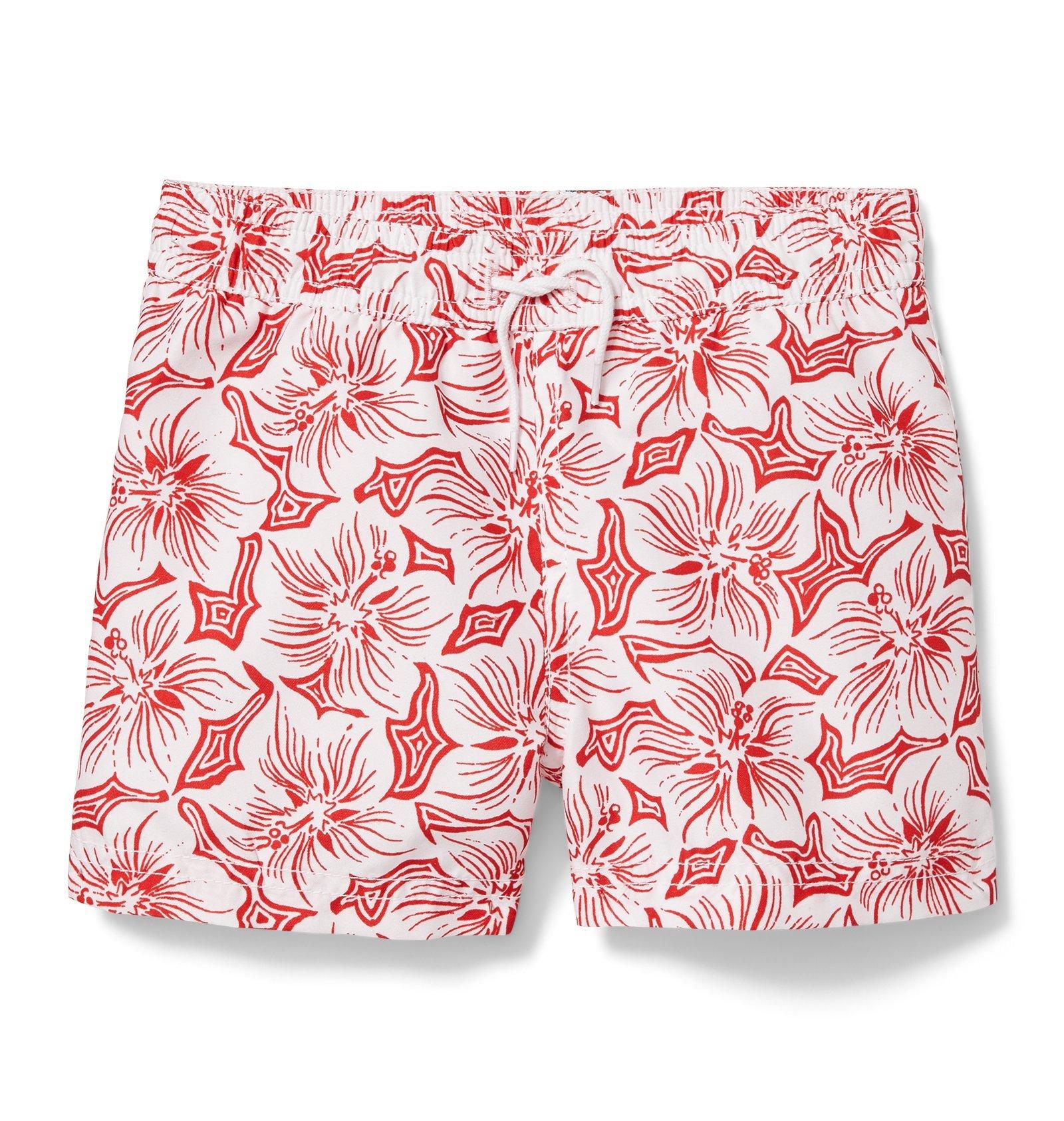 Hibiscus Print Swim Trunk