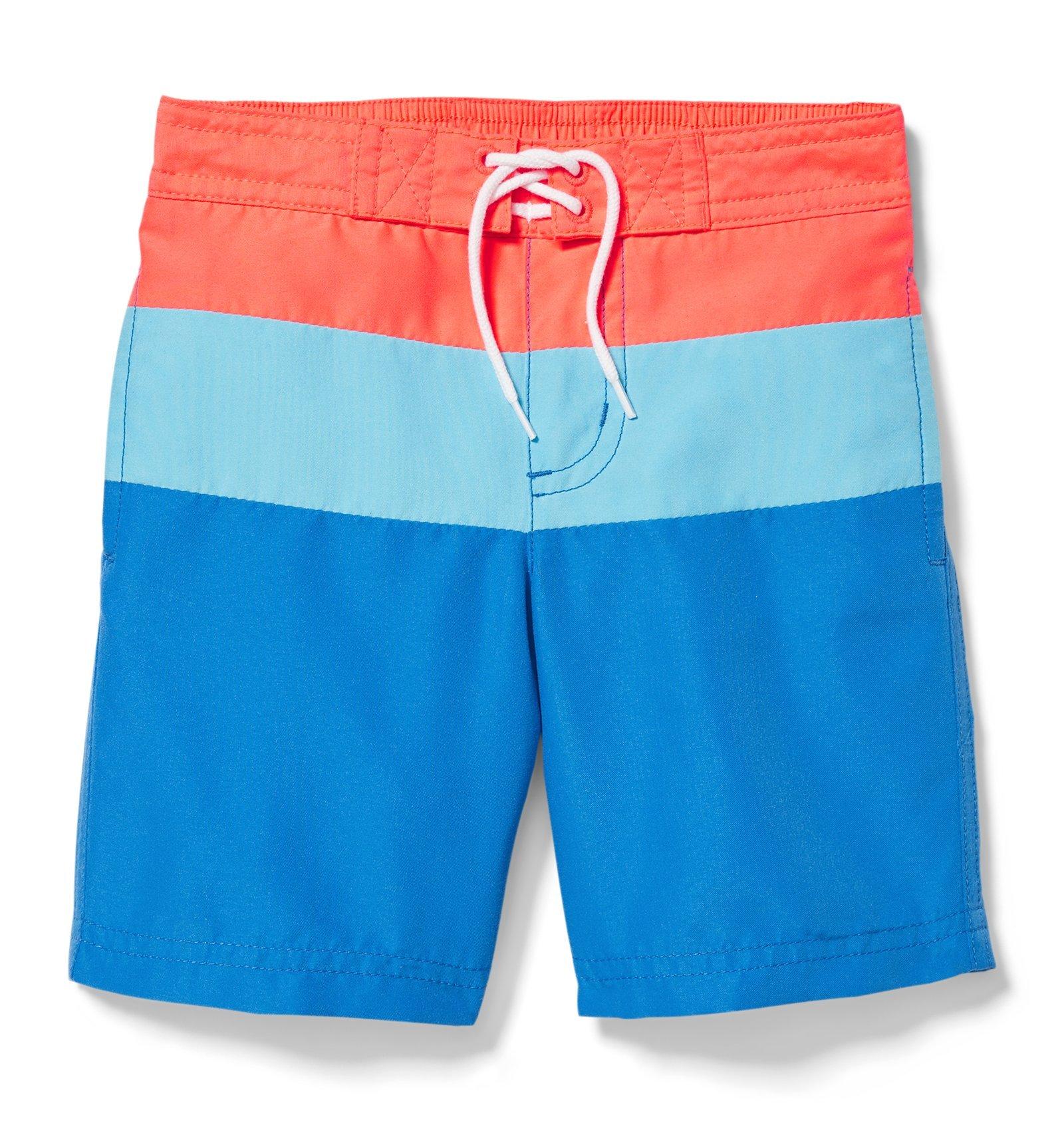 Neon Stripe Board Short