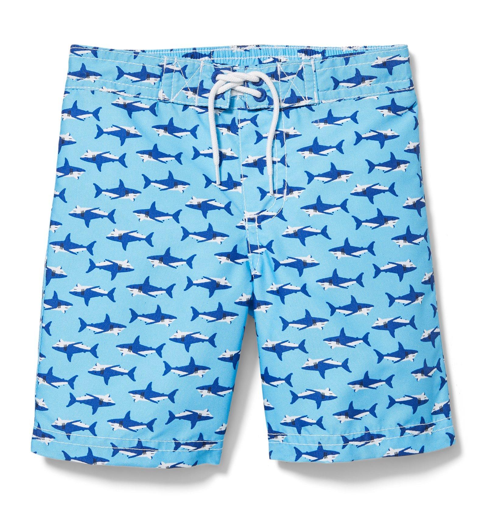 Shark Print Board Short