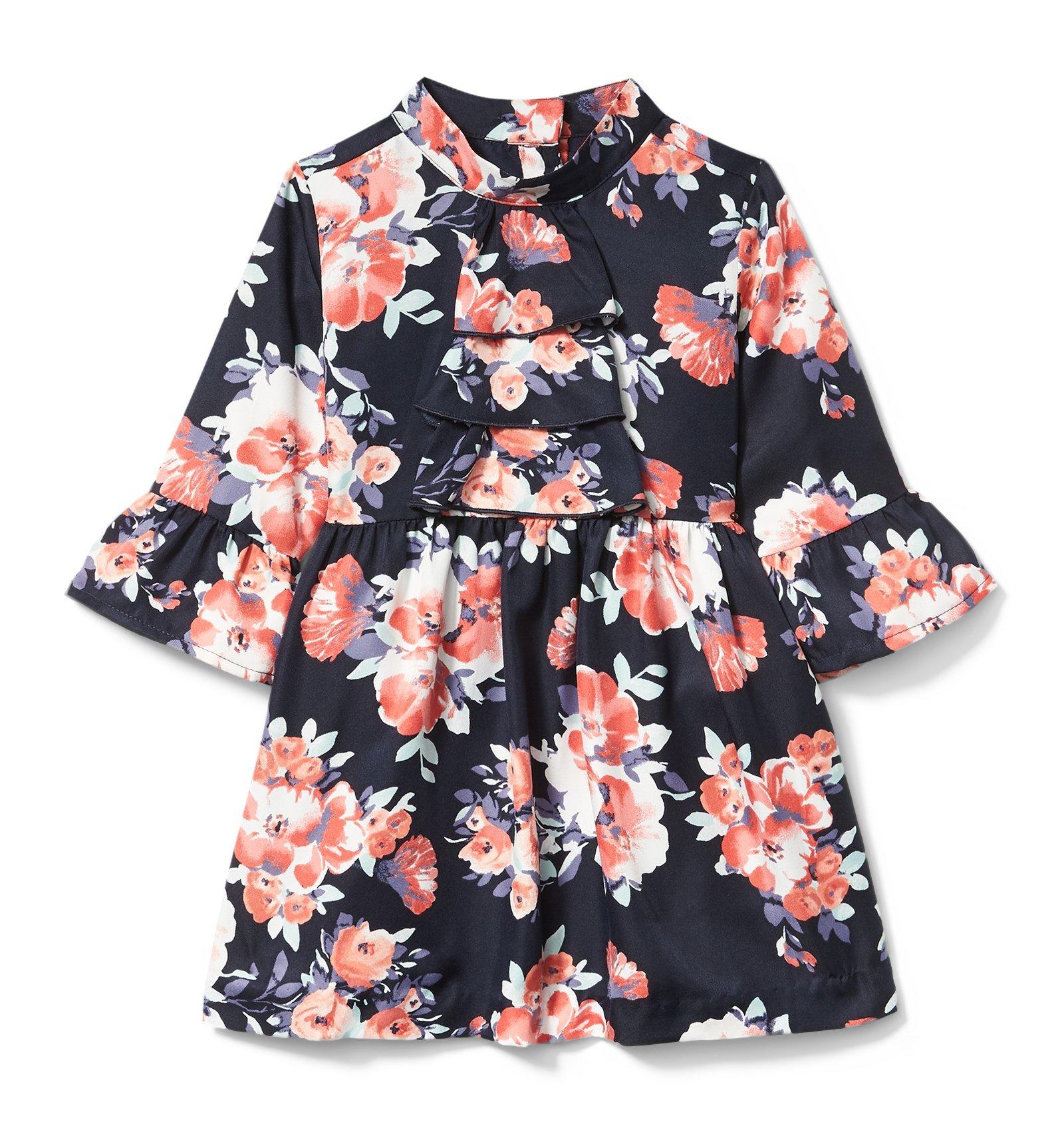 Floral Ruffle Dress  image number 0