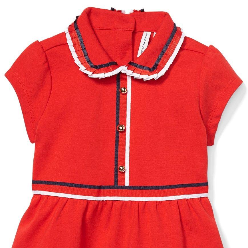 Pleated Collar Ponte Dress image number 2
