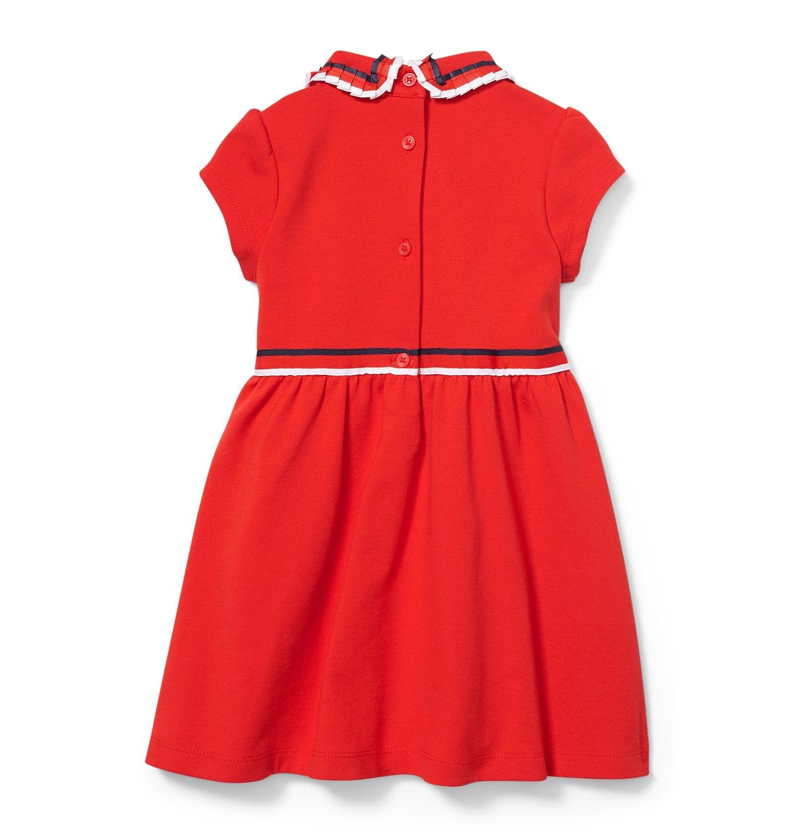 Pleated Collar Ponte Dress image number 1