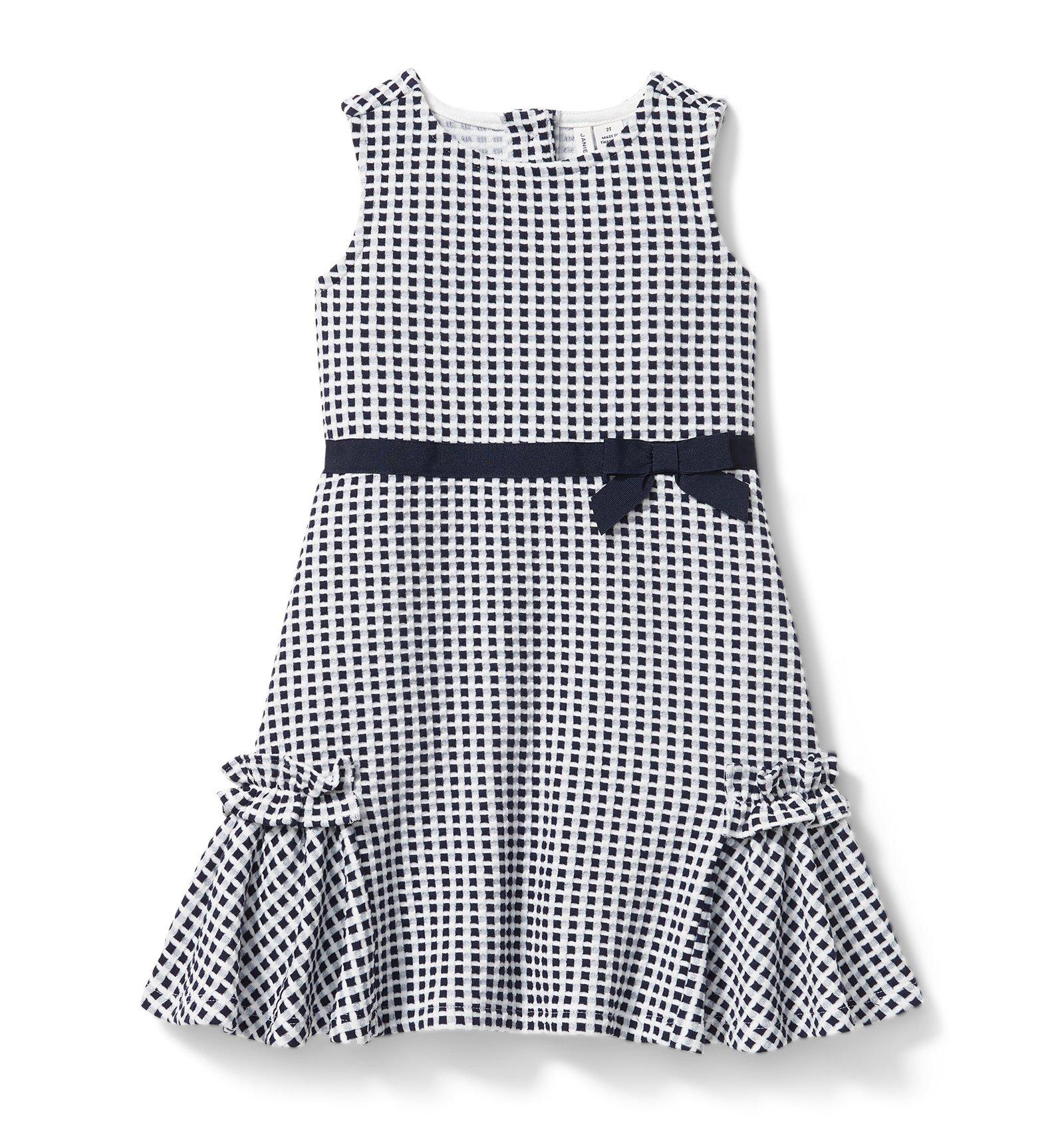 Jacquard Mini Check Dress image number 0