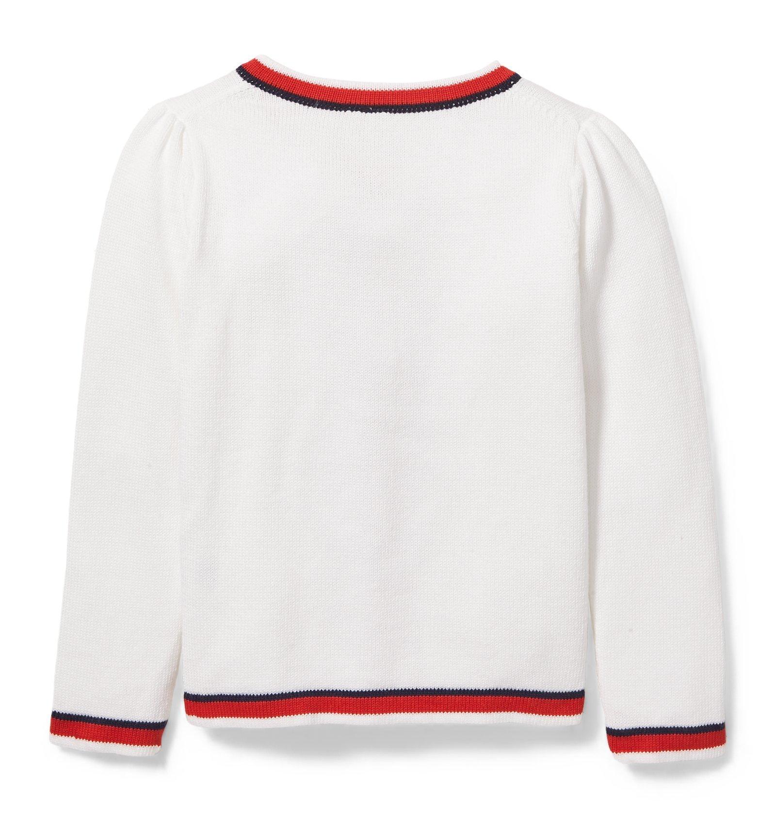 Ruffle Stripe Cardigan image number 1