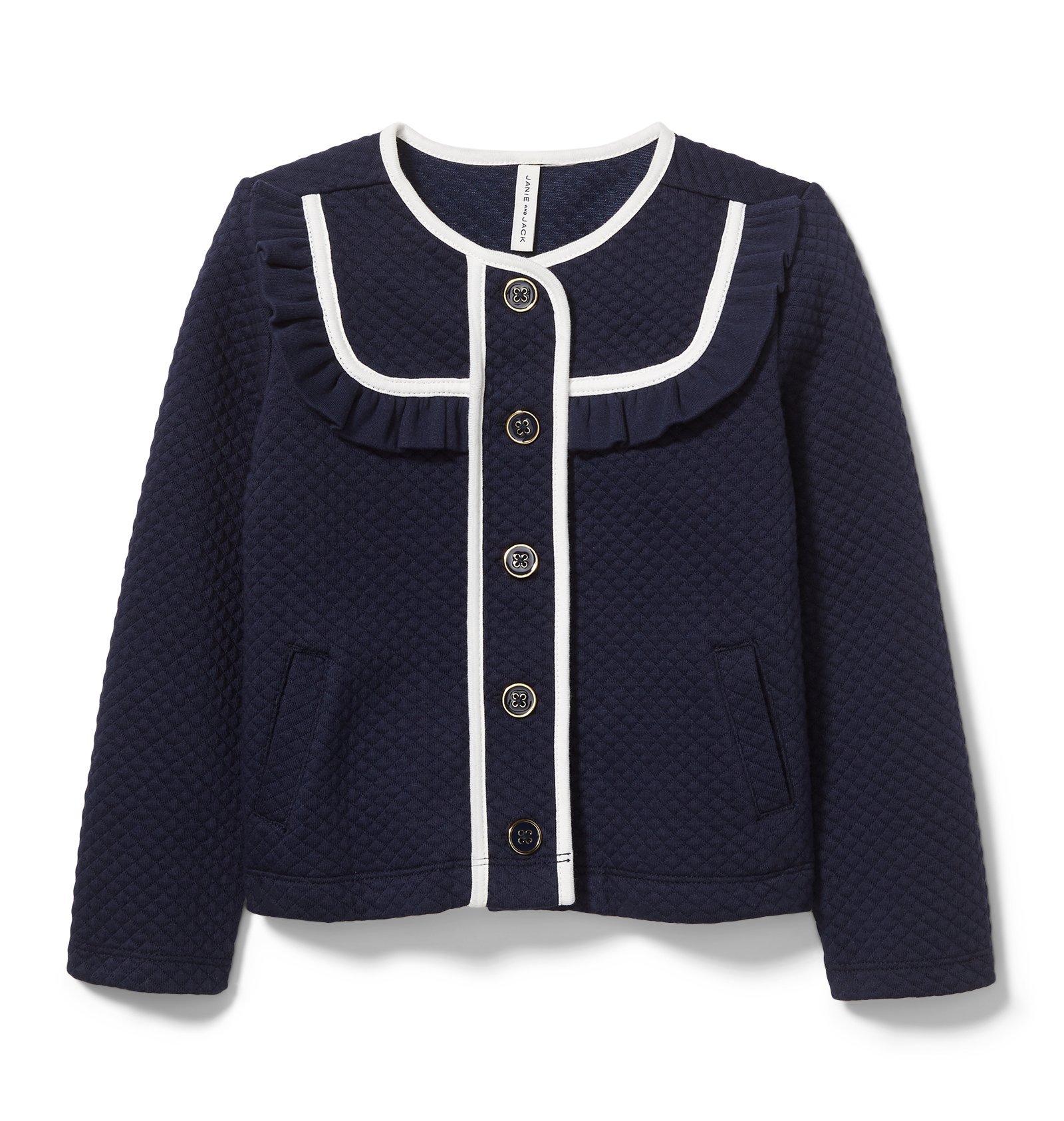 Quilted Navy Jacket image number 0