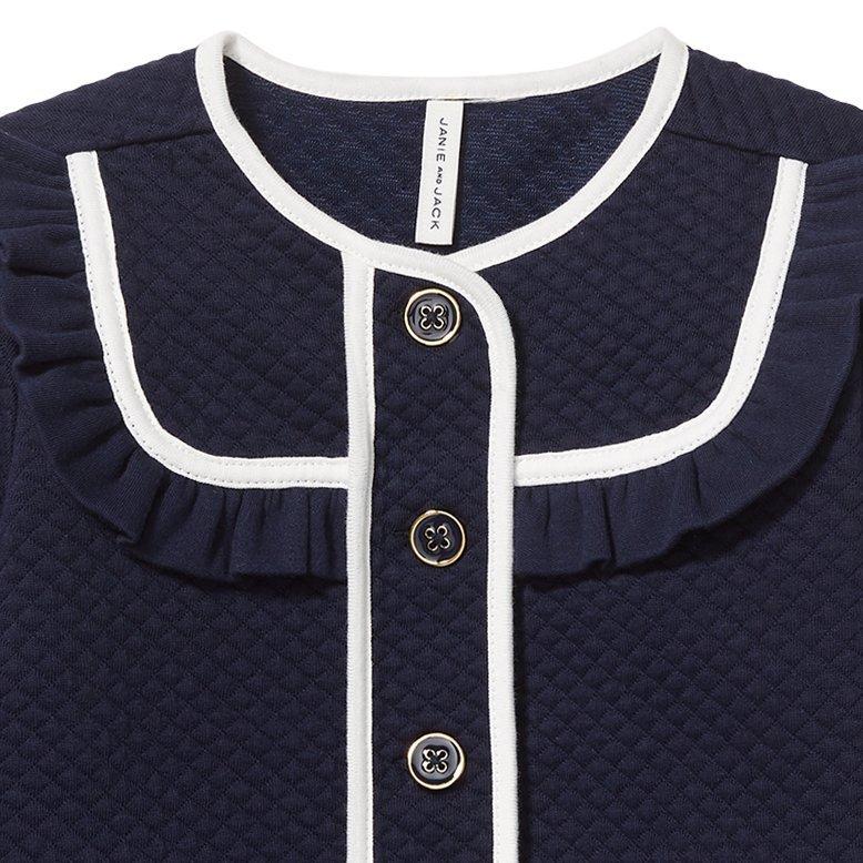 Quilted Navy Jacket image number 2