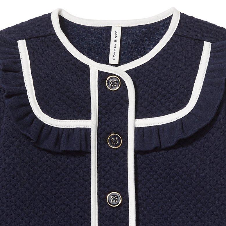 Quilted Navy Jacket image number 2