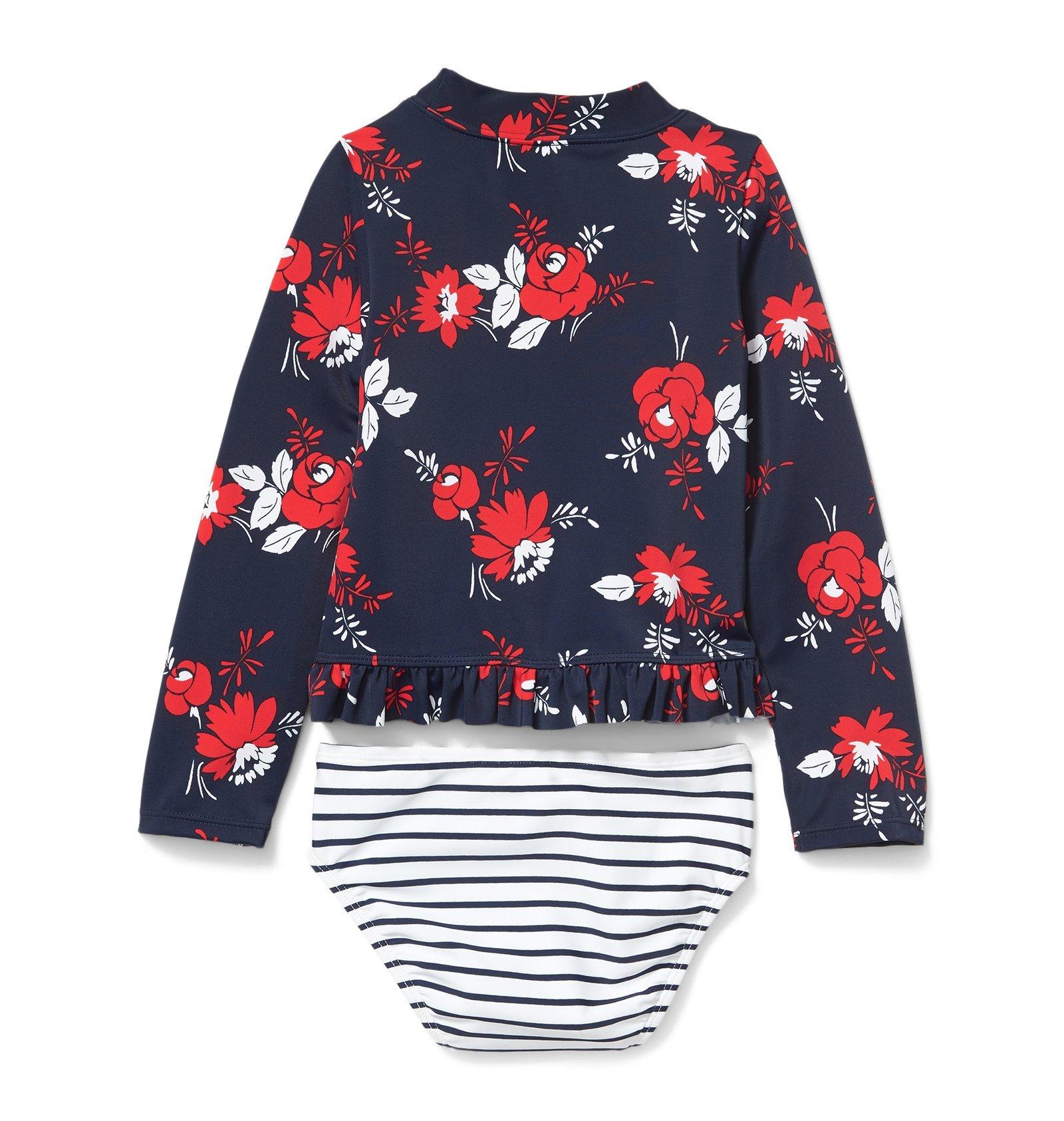 Floral Rashguard Set image number 1