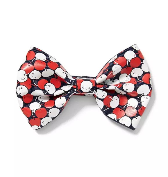 Cherry Bow Barrette image number 0
