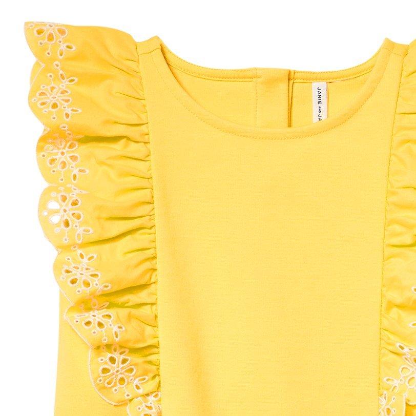 Eyelet Trim Ponte Dress image number 2