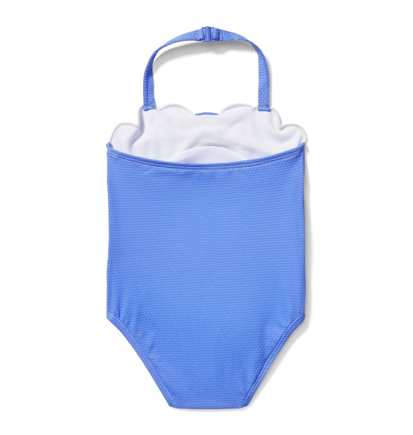 Scalloped Bow-Front Swimsuit image number 1