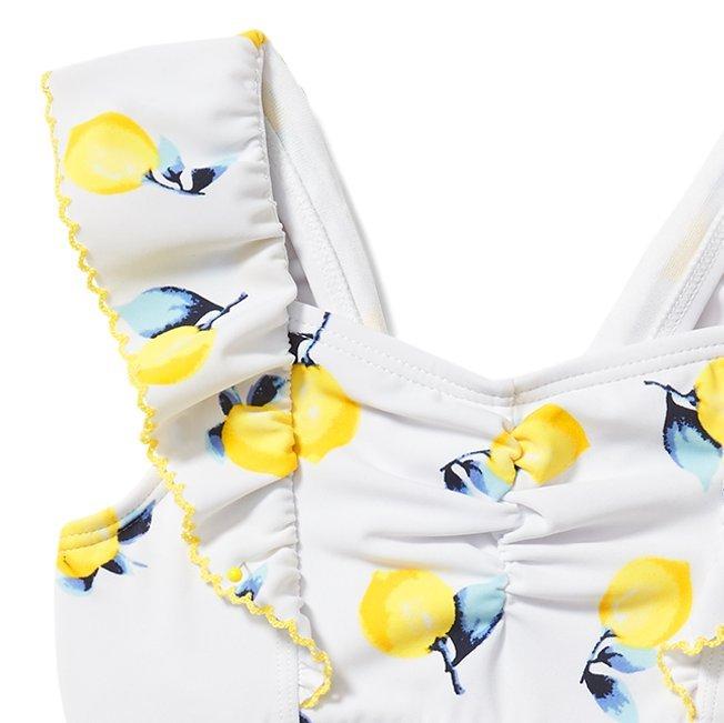 Lemon Lace-Edge 2-Piece Swimsuit image number 2