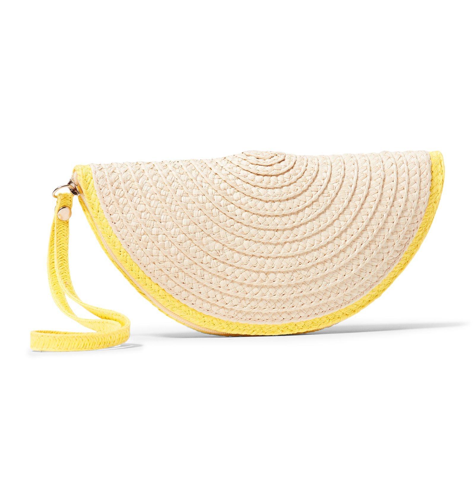 Lemon Wedge Woven Purse image number 2