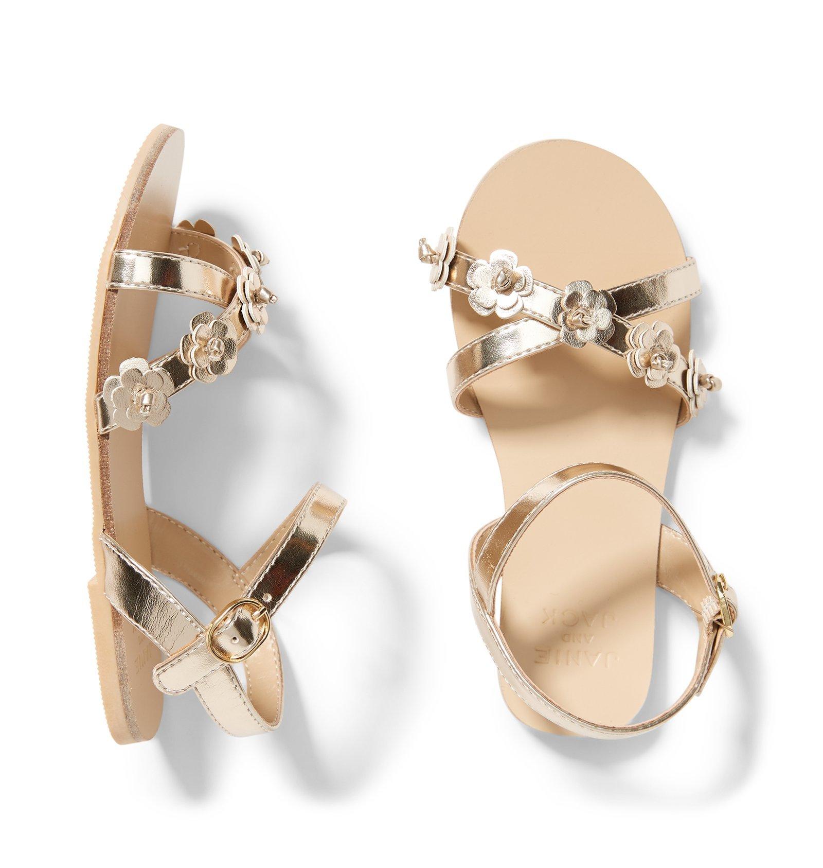 Gold Flower Sandal image number 0