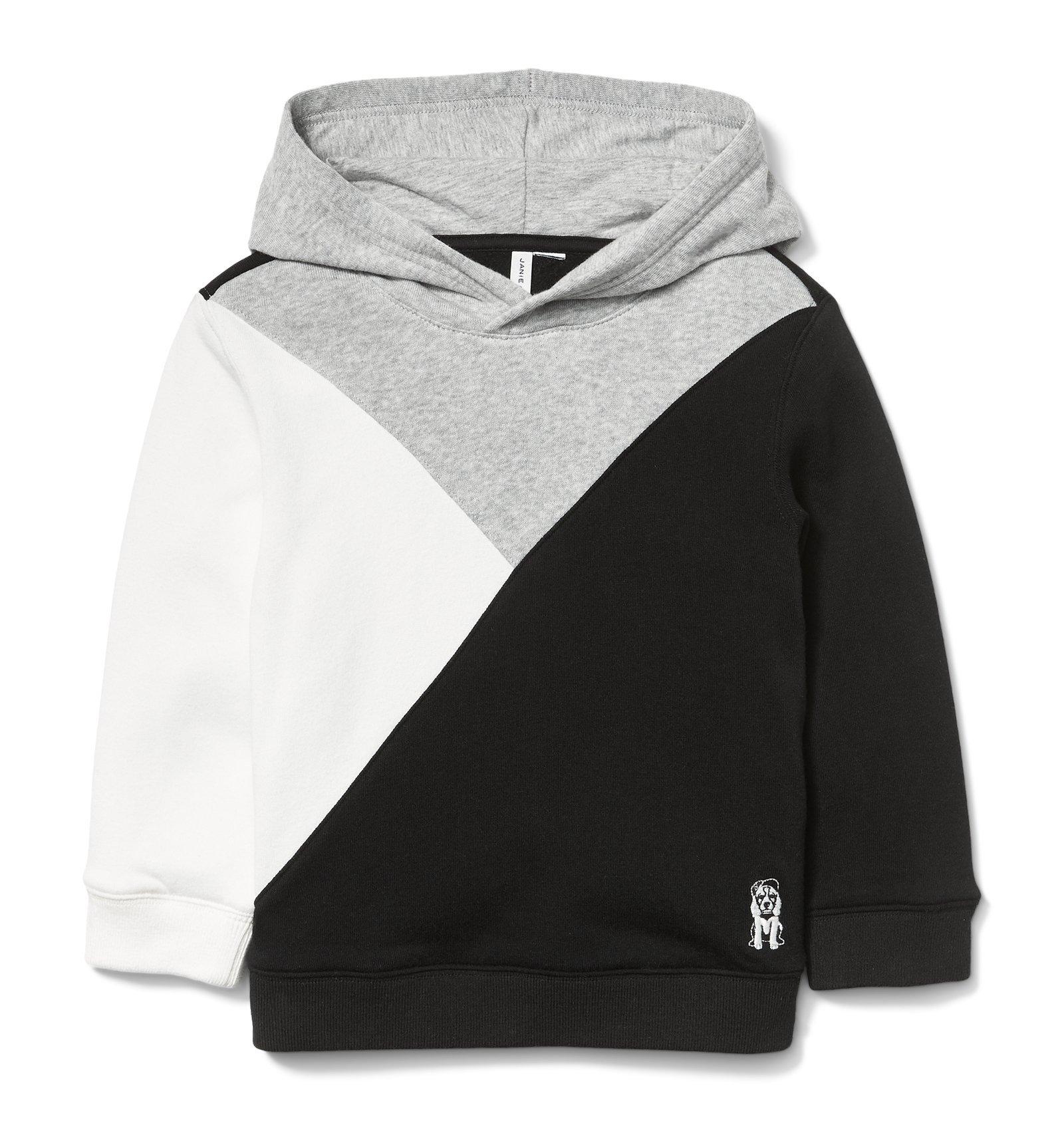 Colorblock Hooded Sweatshirt  image number 0