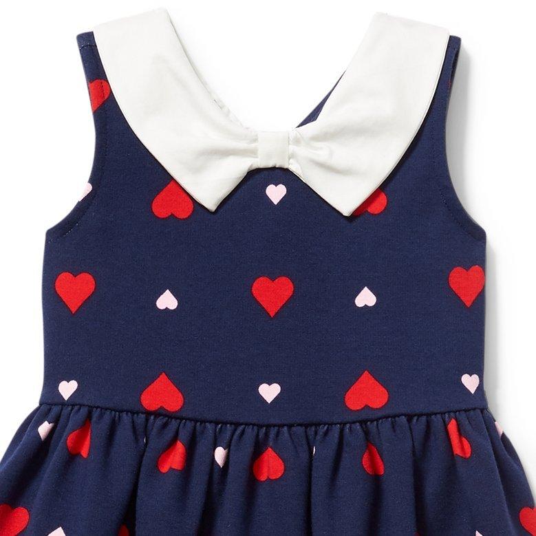Heart Print Dress image number 3