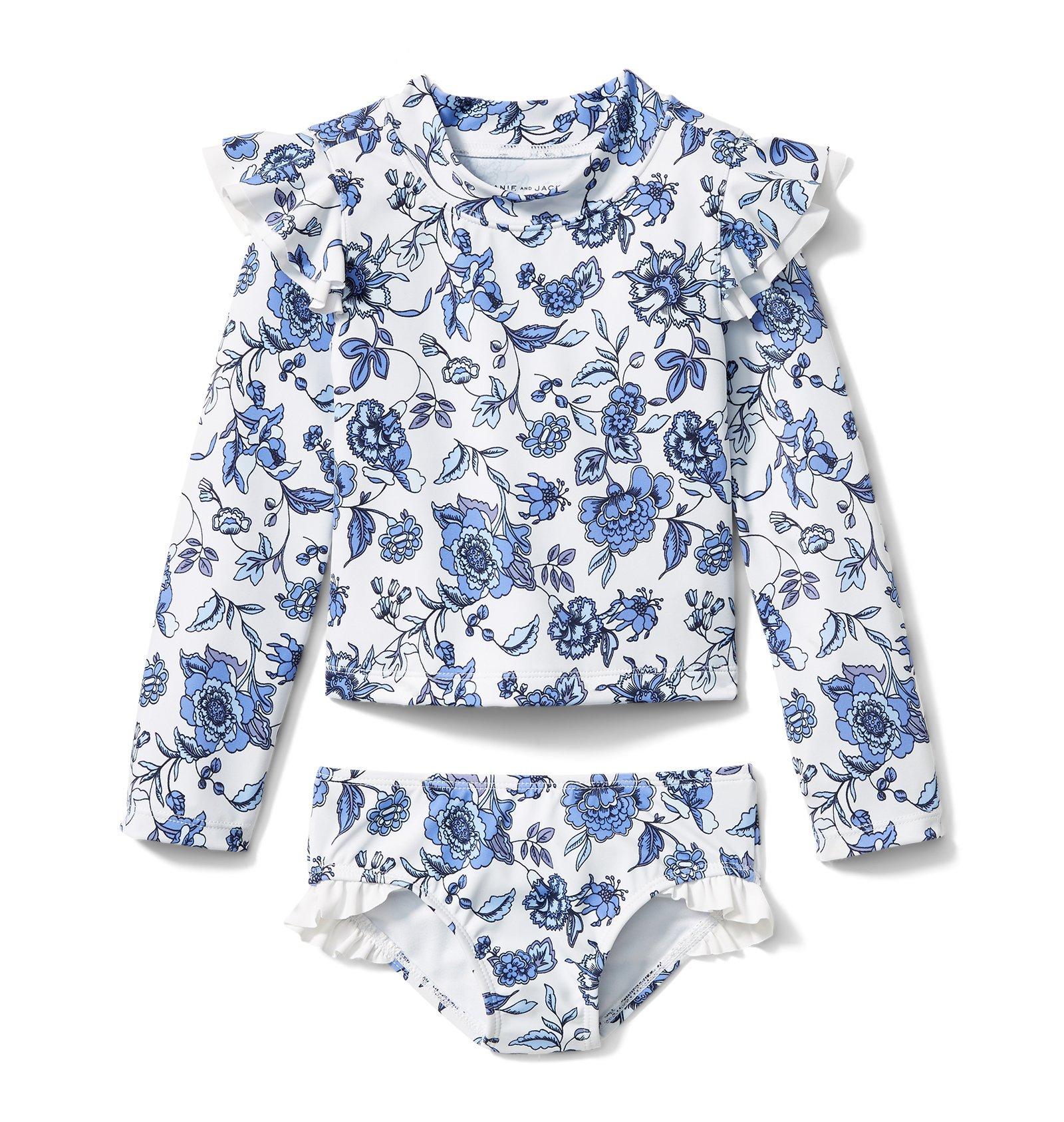 Girl Floral Rash Guard Set by Janie and Jack