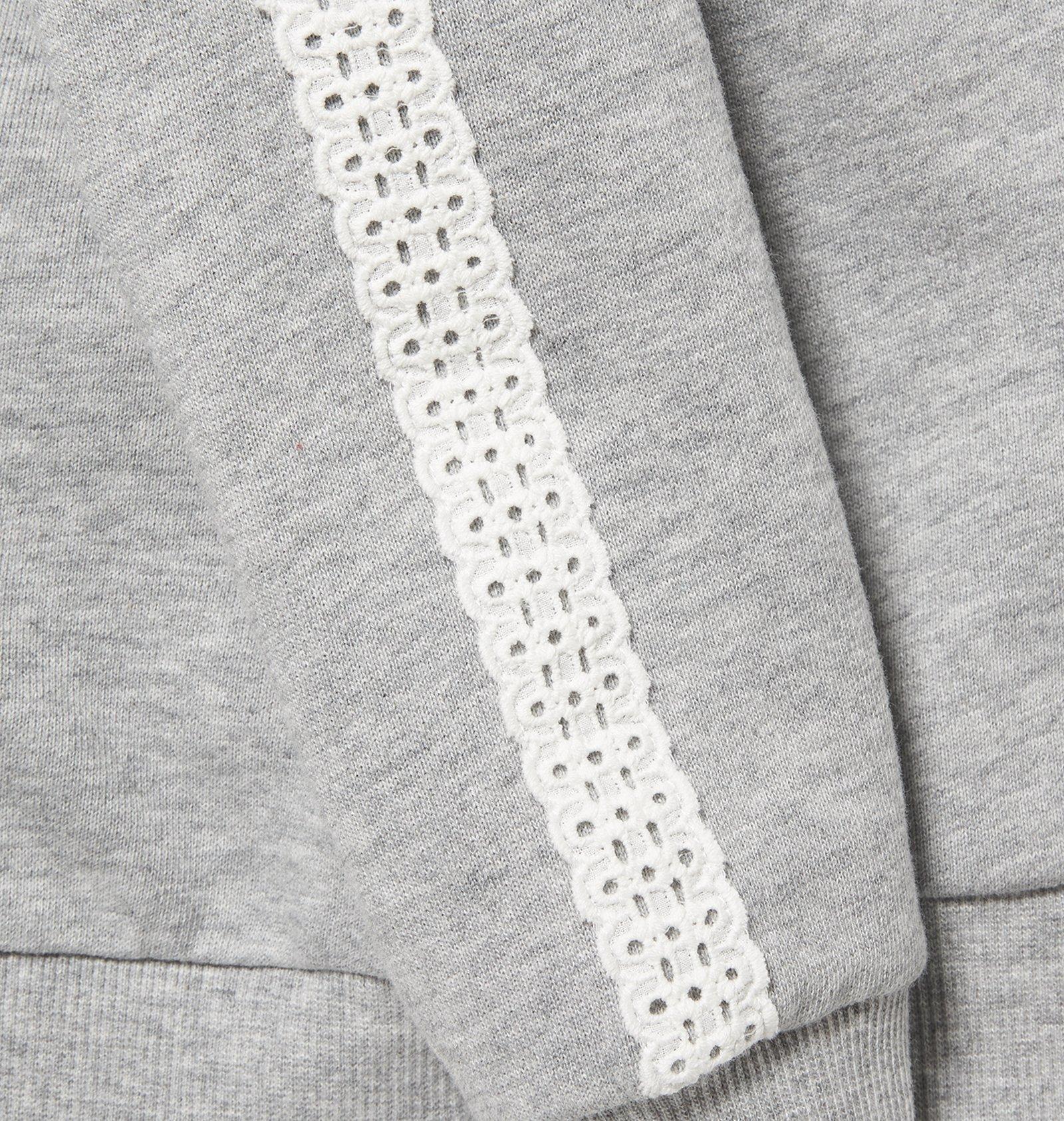 Crochet Sleeve Sweatshirt  image number 2