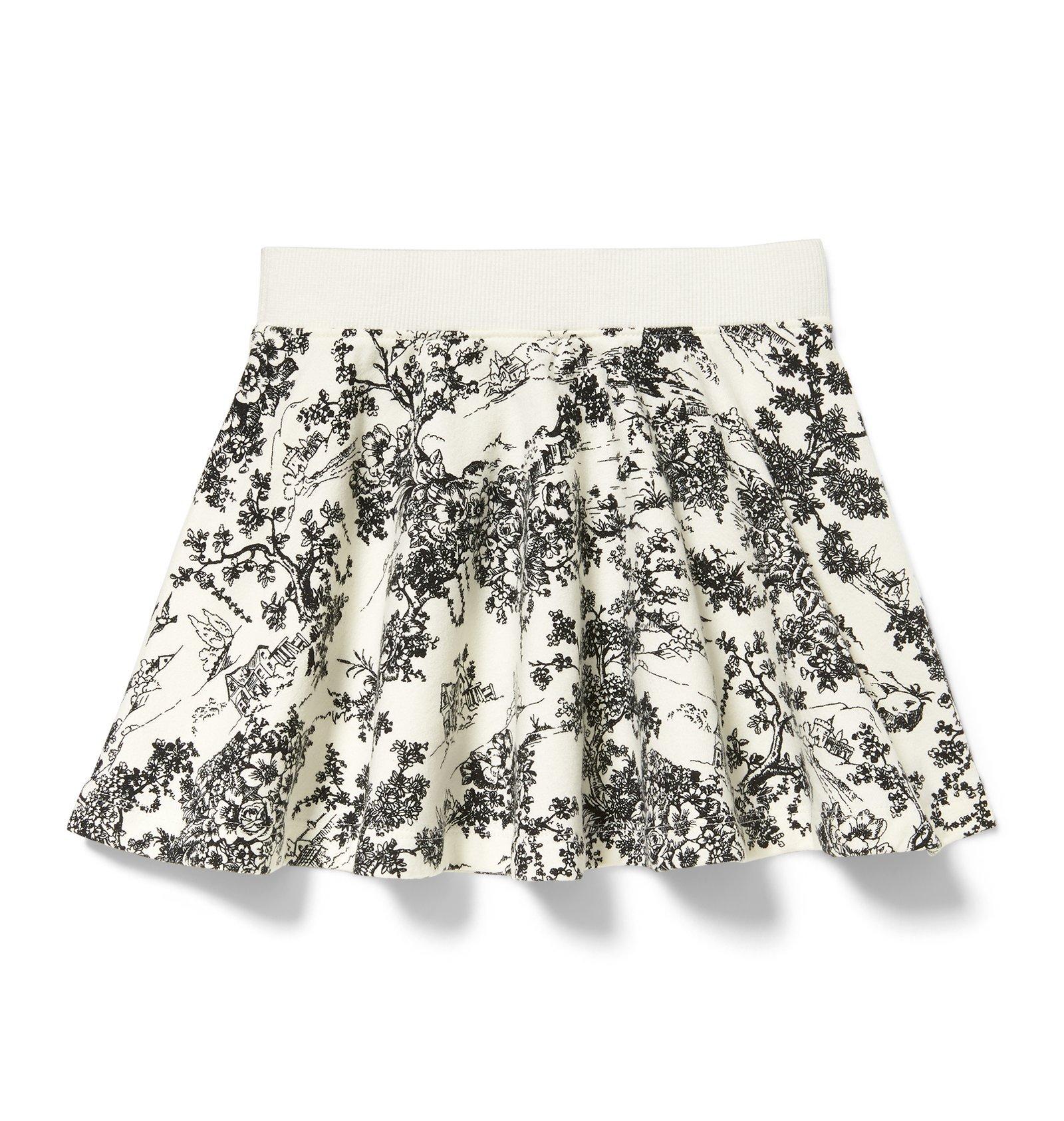 Toile French Terry Skirt  image number 0