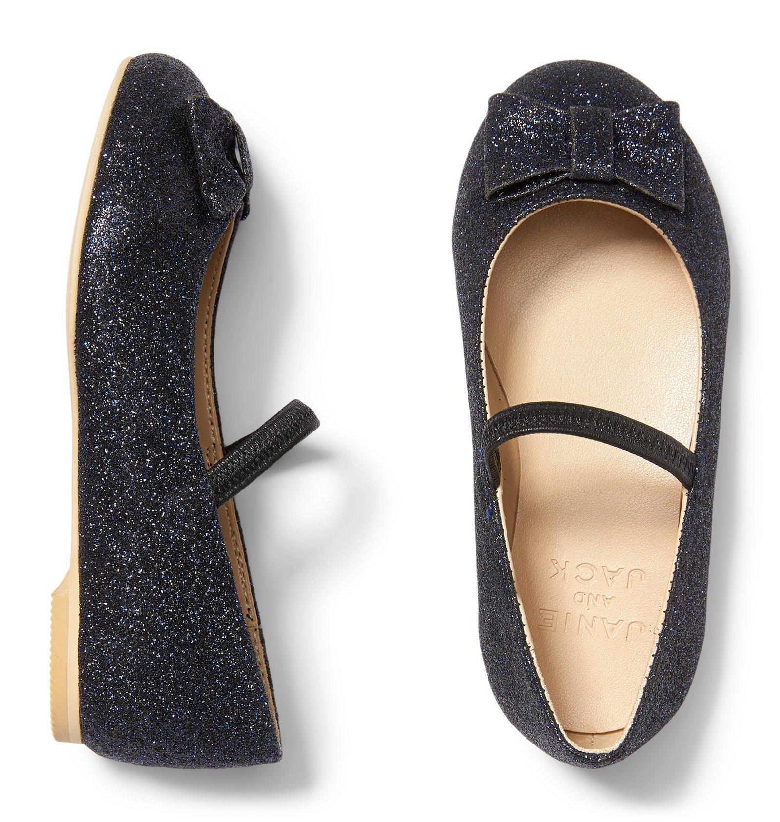 Glitter Bow Flat  image number 1