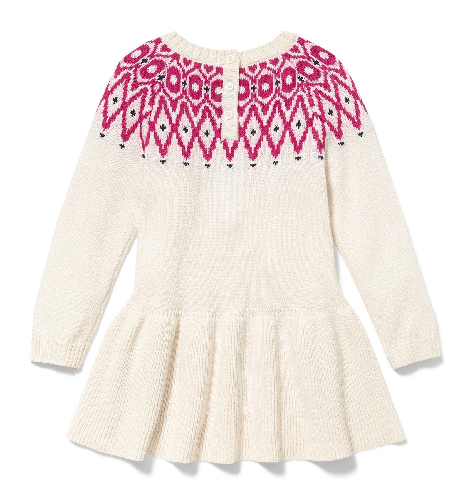 Fair Isle Dropwaist Dress  image number 1