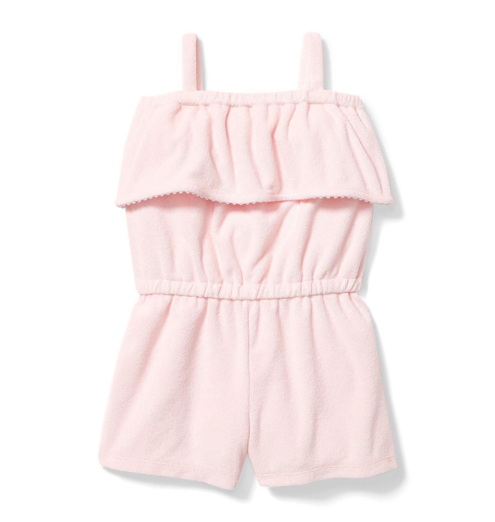 Ruffle Terry Romper Cover Up image number 0