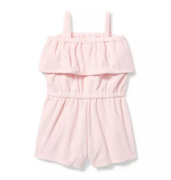 Ruffle Terry Romper Cover Up image number 1