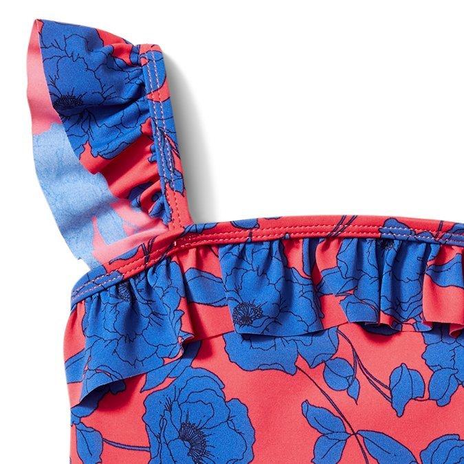 Floral Peplum Swimsuit image number 2