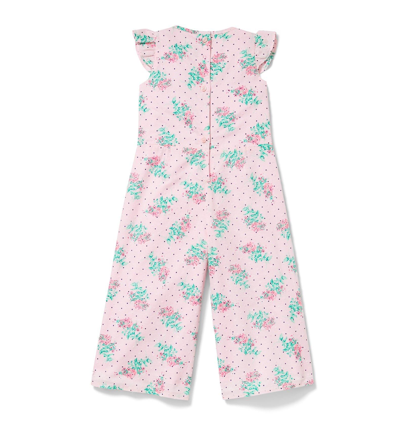 Swiss Dot Floral Jumpsuit image number 2
