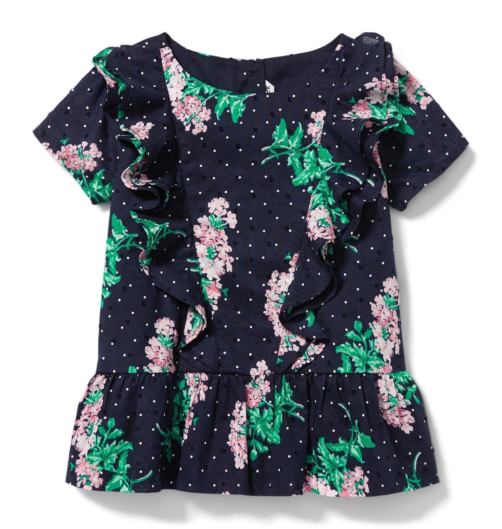 Swiss Dot Floral Top image number 0