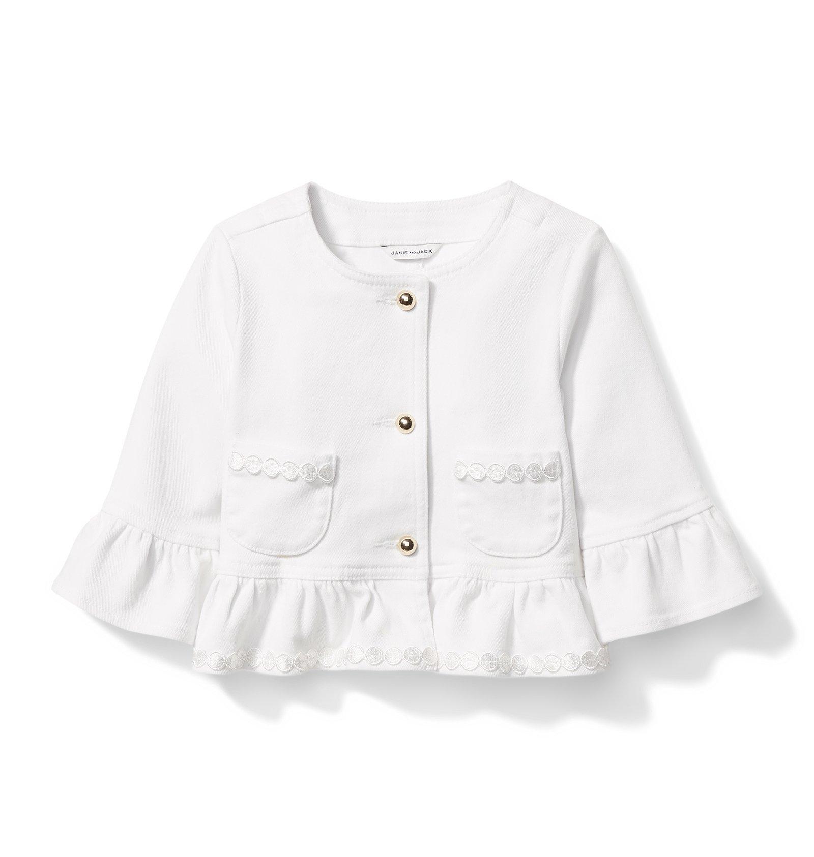 Peplum Ruffle Sleeve Jacket image number 0