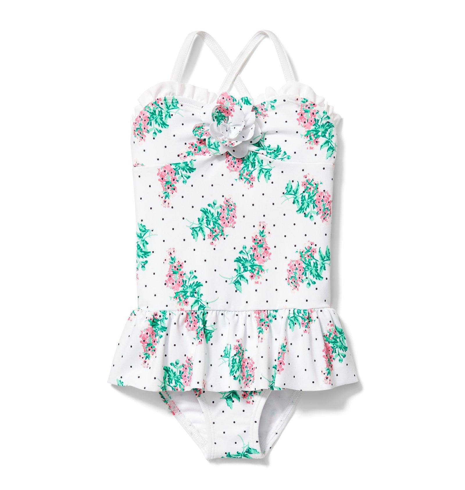 Rosette Floral Swimsuit image number 0
