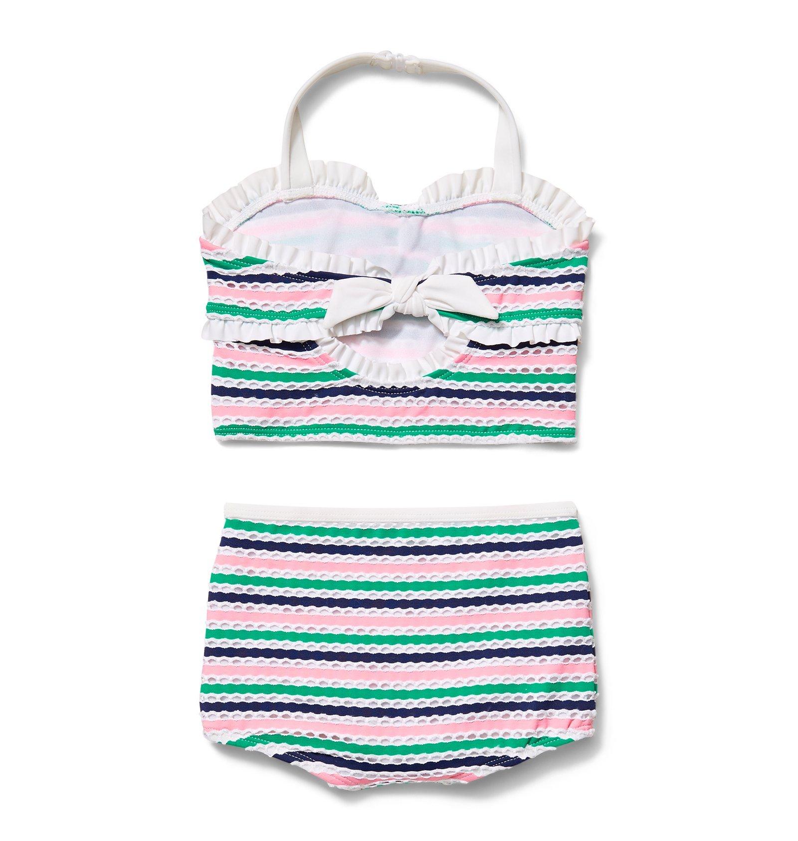 Striped 2-Piece Swimsuit image number 1