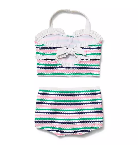 Striped 2-Piece Swimsuit image number 1