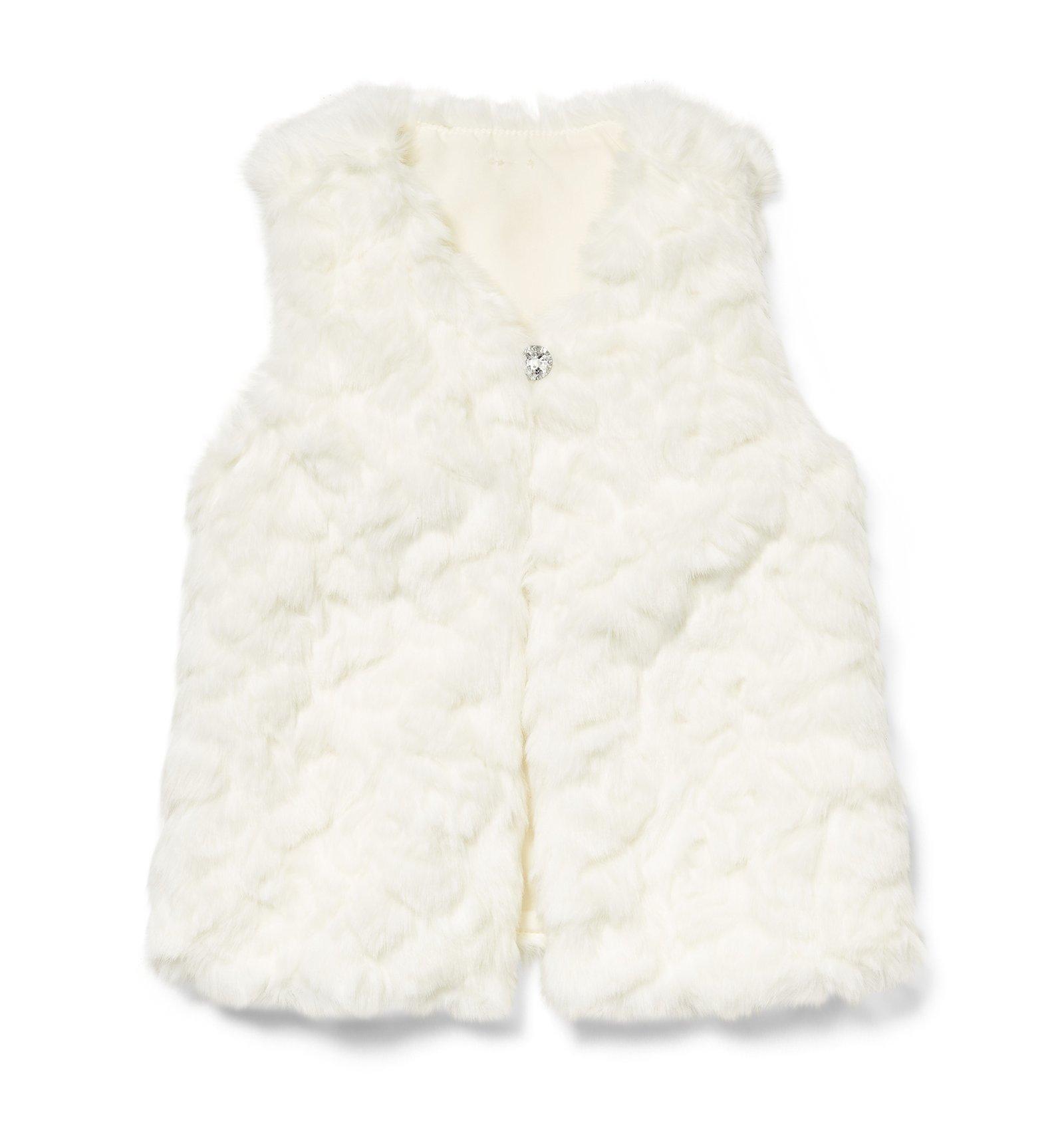 Rachel Zoe Faux Fur Long Vest  image number 0