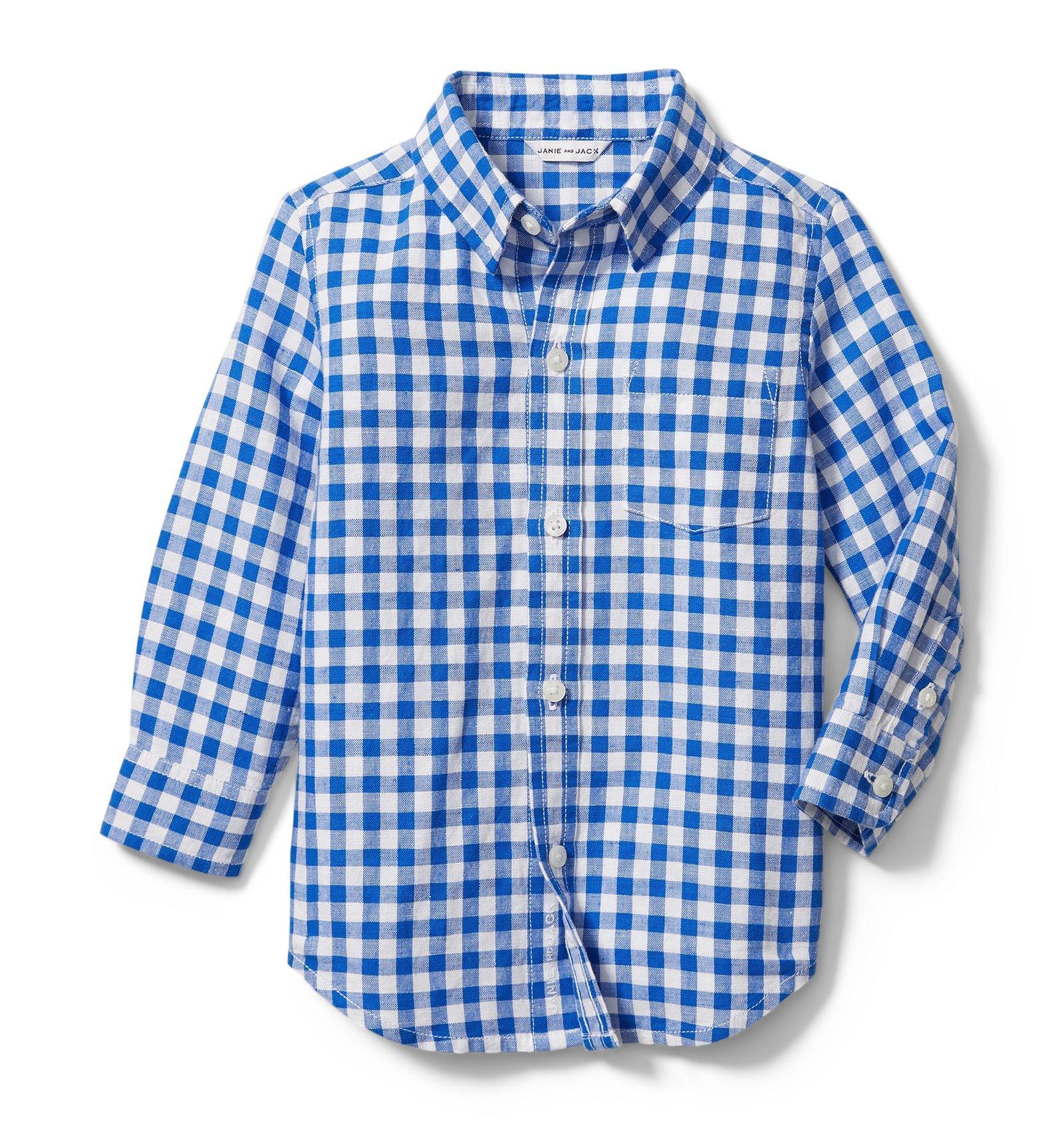 Linen Gingham Shirt