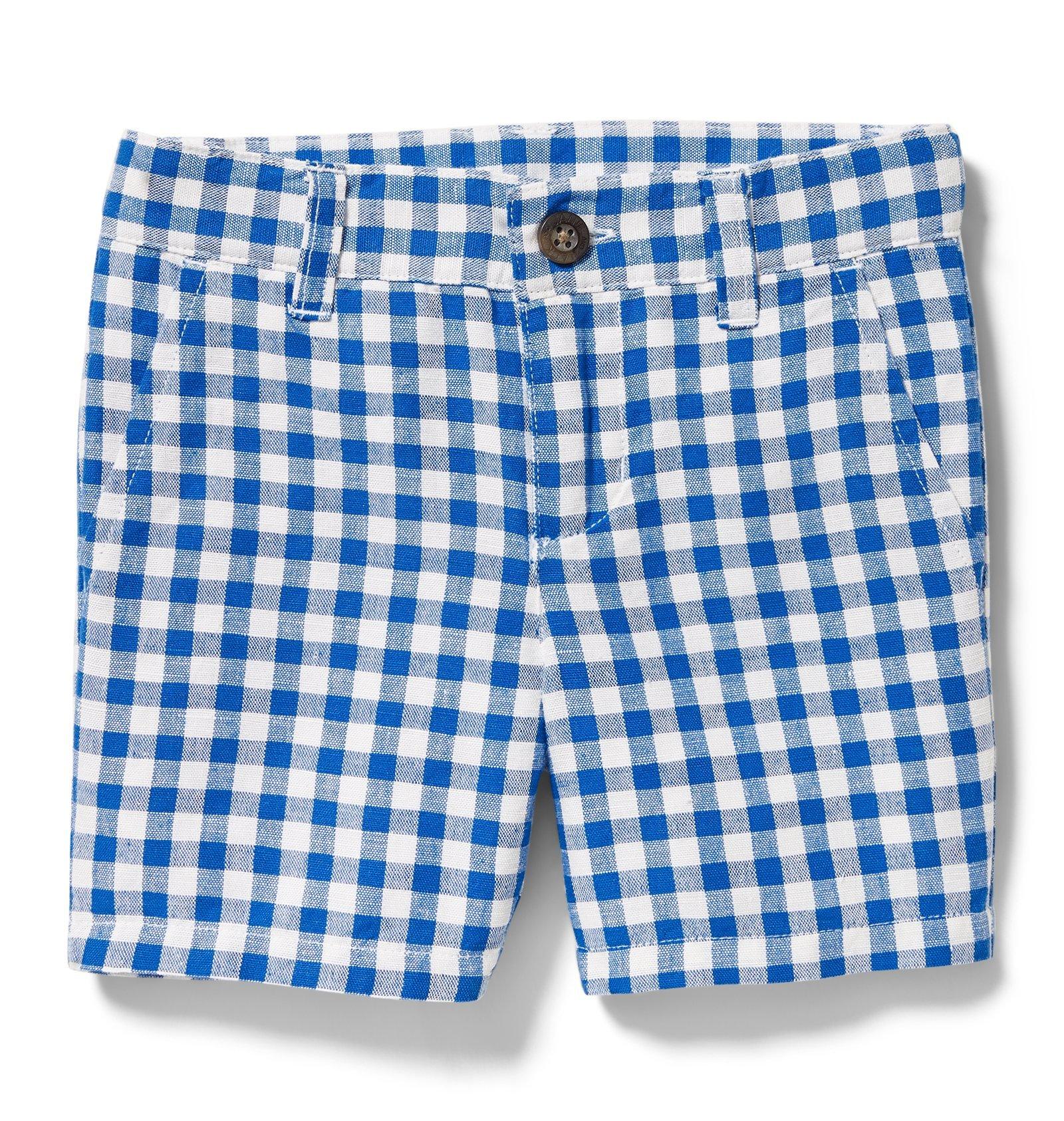 Linen Gingham Short image number 0