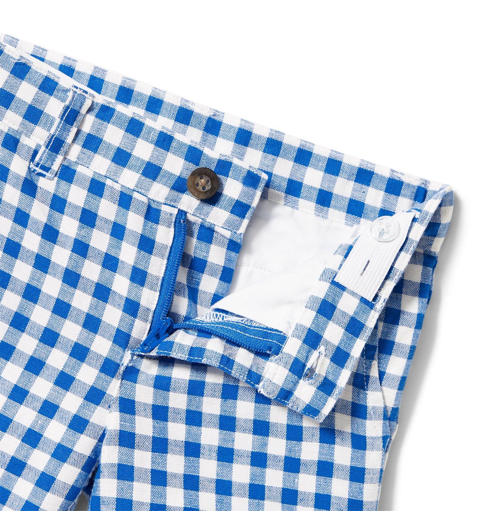 Linen Gingham Short image number 2