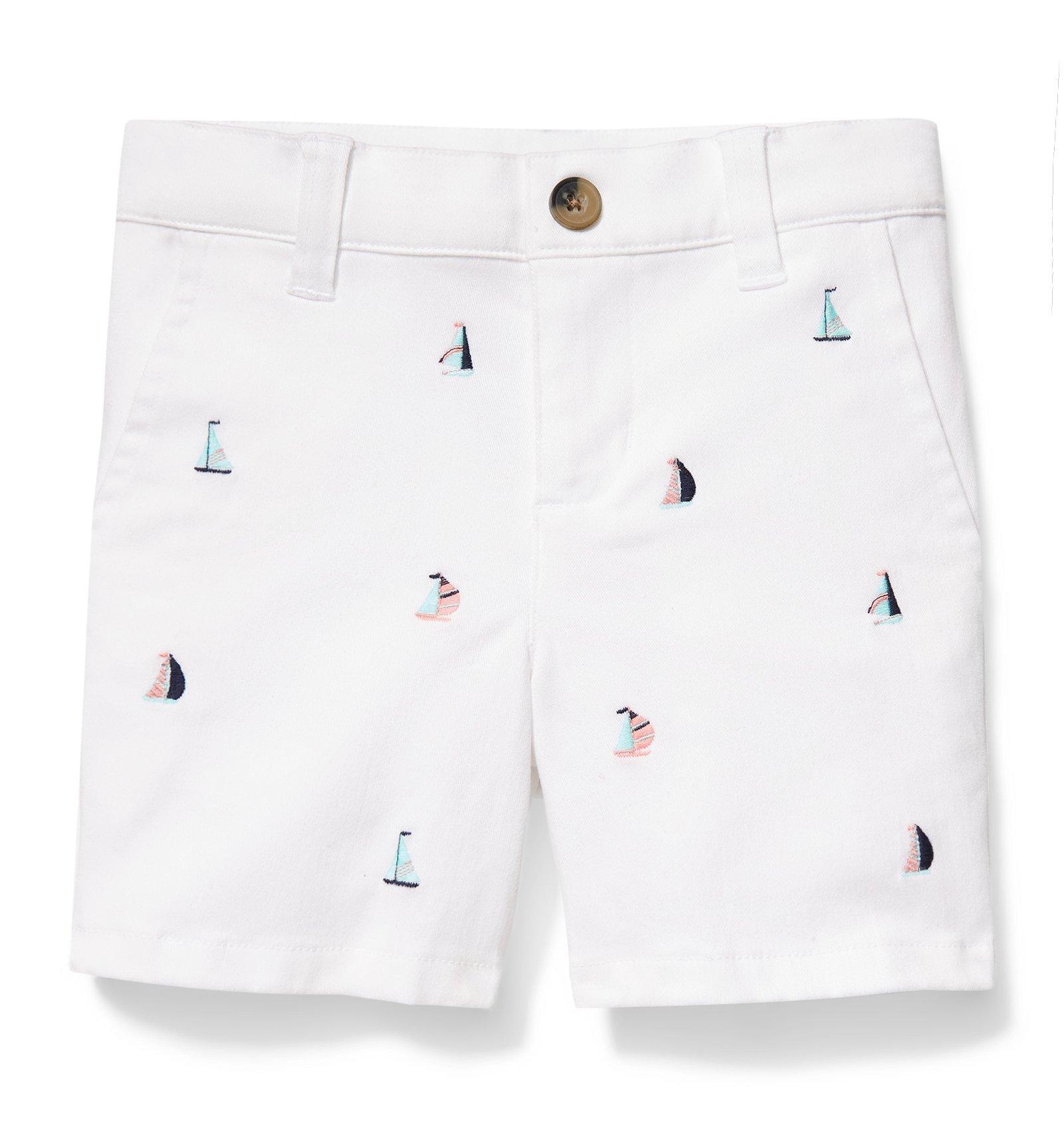 Sailboat Stretch Twill Short image number 0