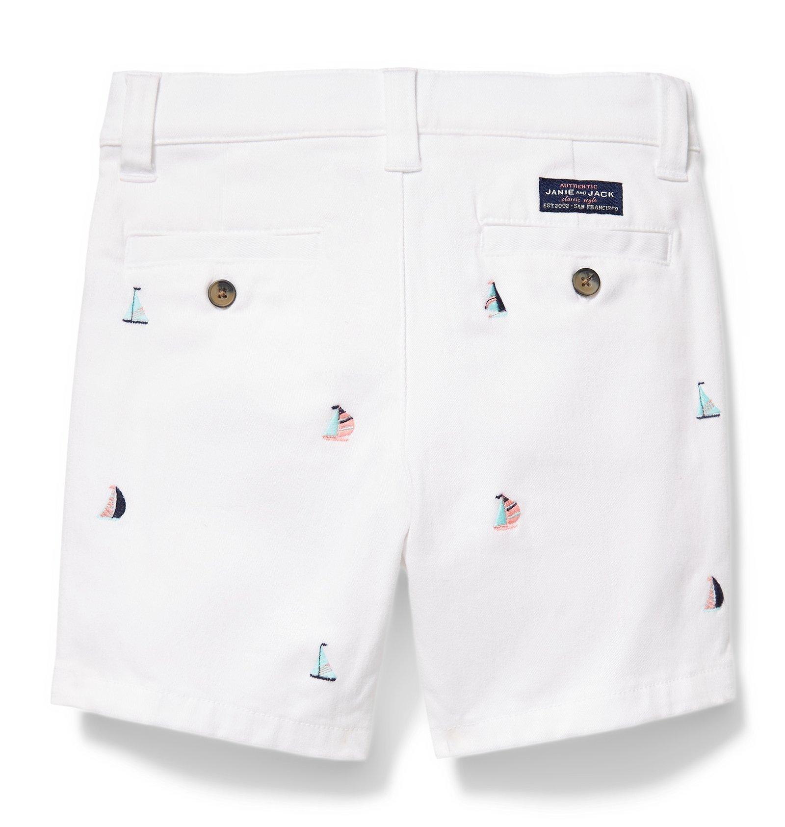 Sailboat Stretch Twill Short image number 1