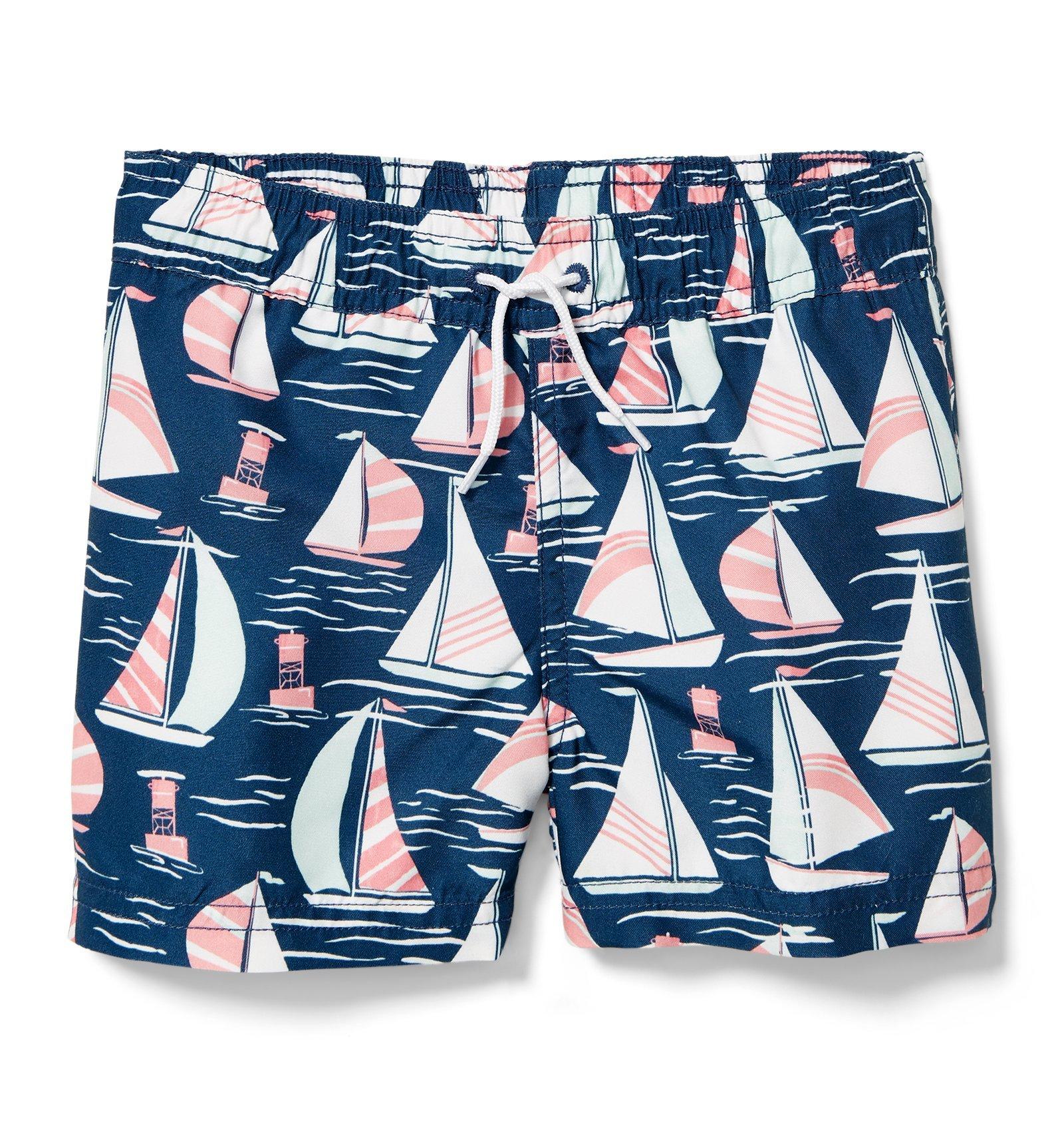 Sailboat Swim Trunks image number 0