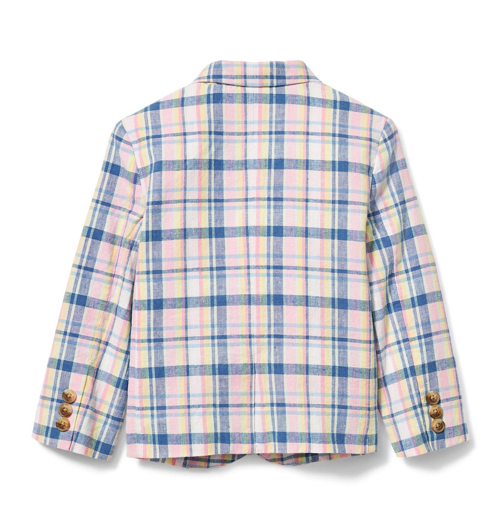 Plaid Linen Blazer image number 2