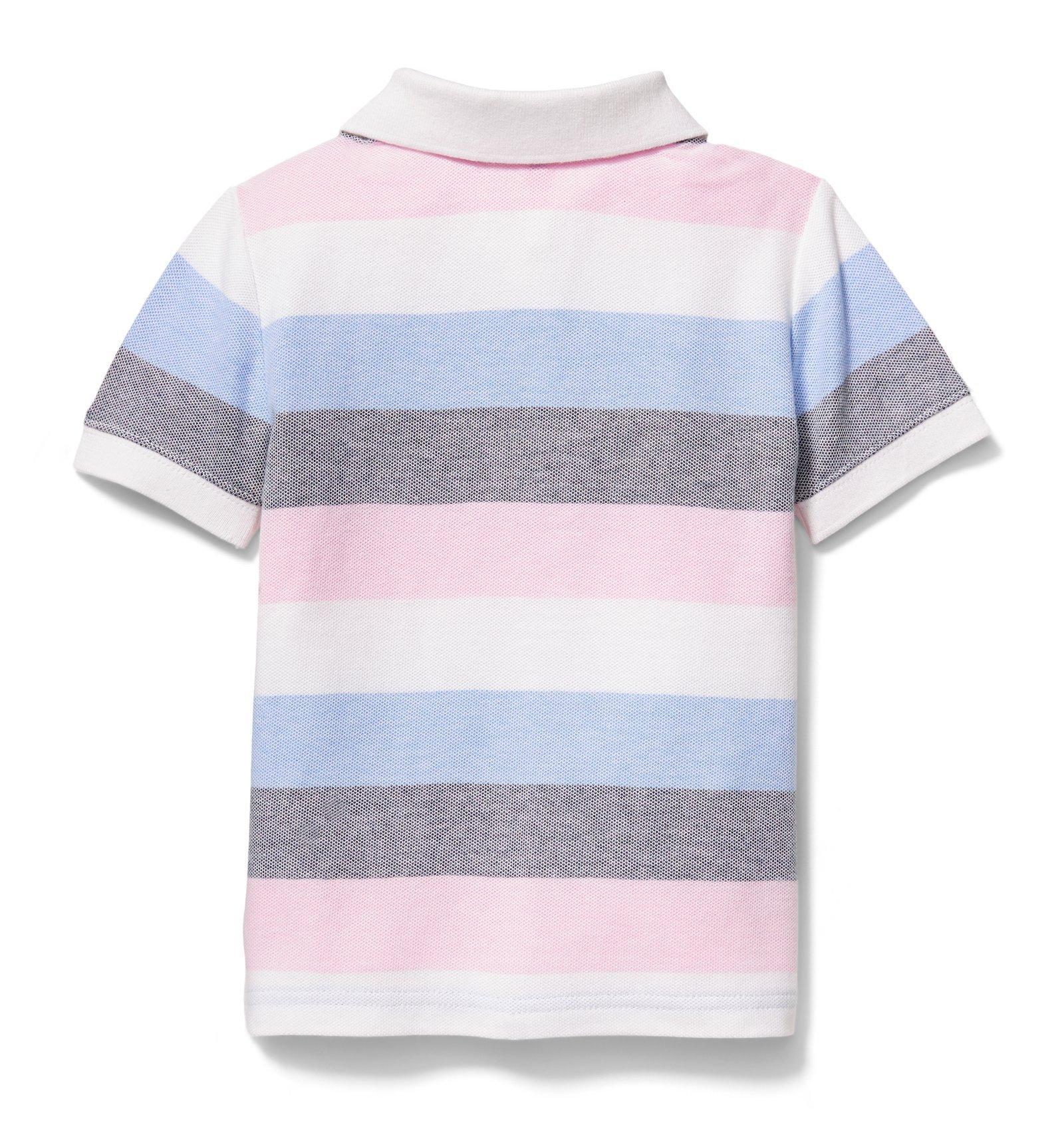 Striped Pique Polo image number 1