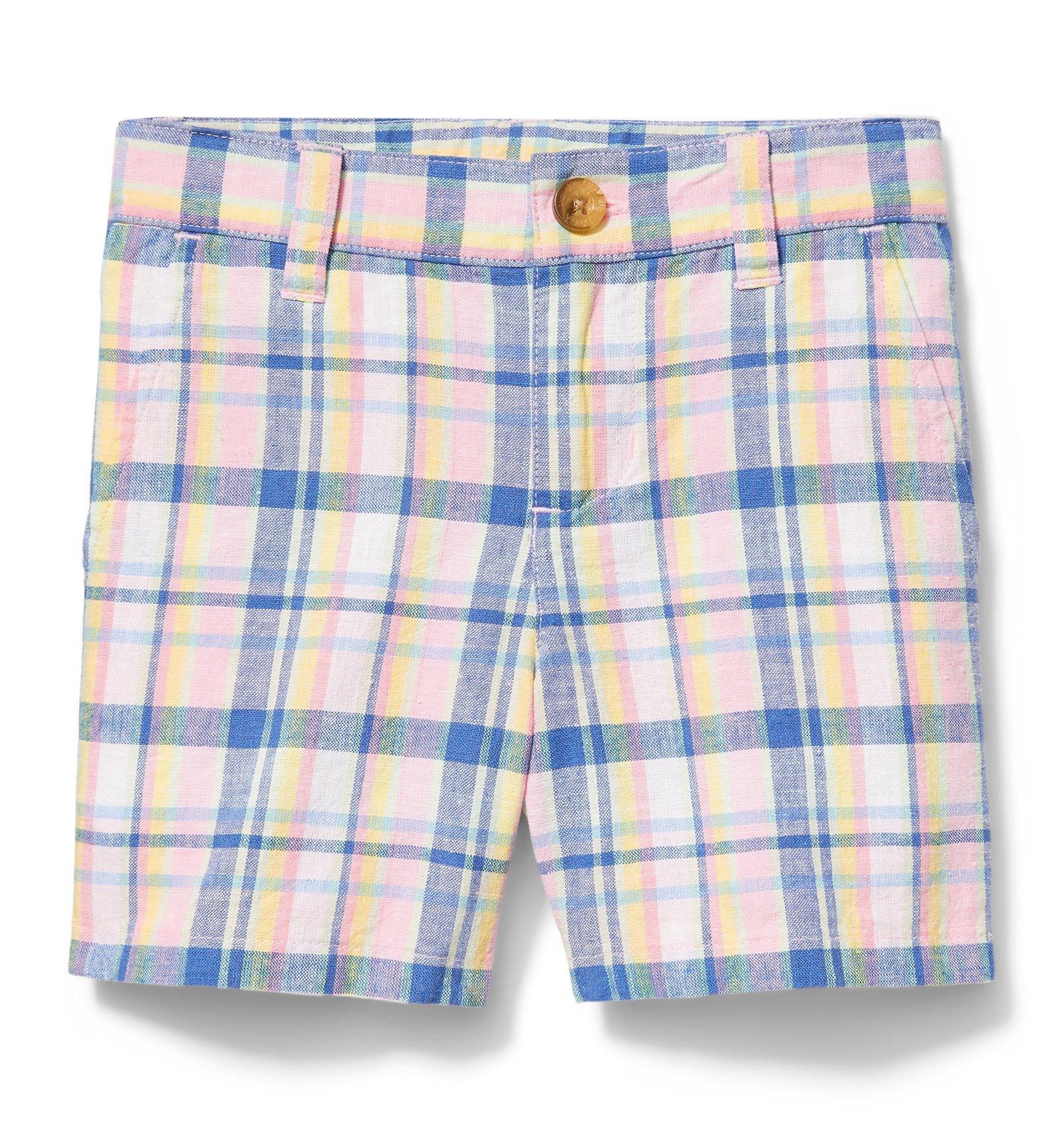 Plaid Linen Short image number 0