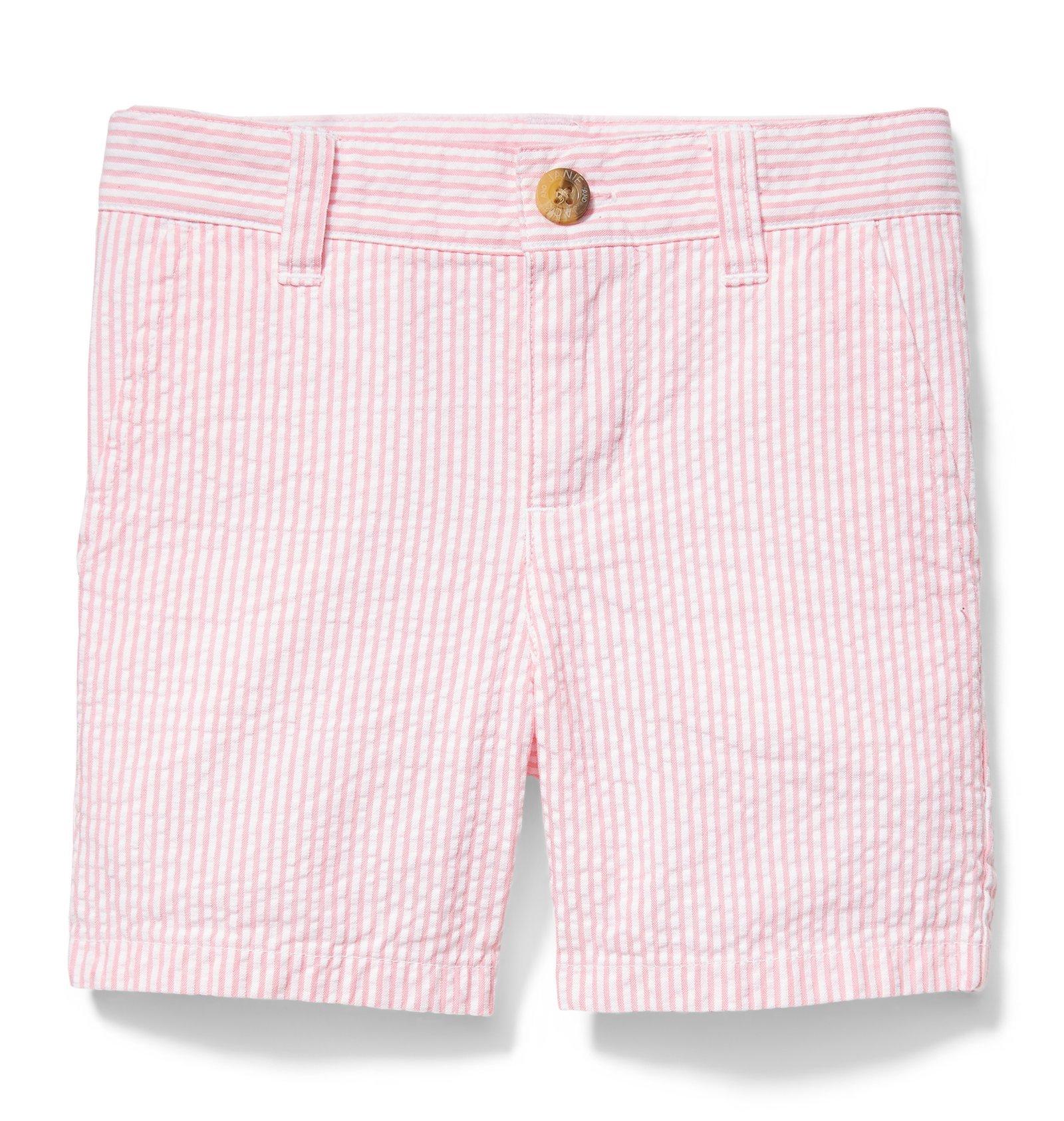 Pink shop seersucker shorts