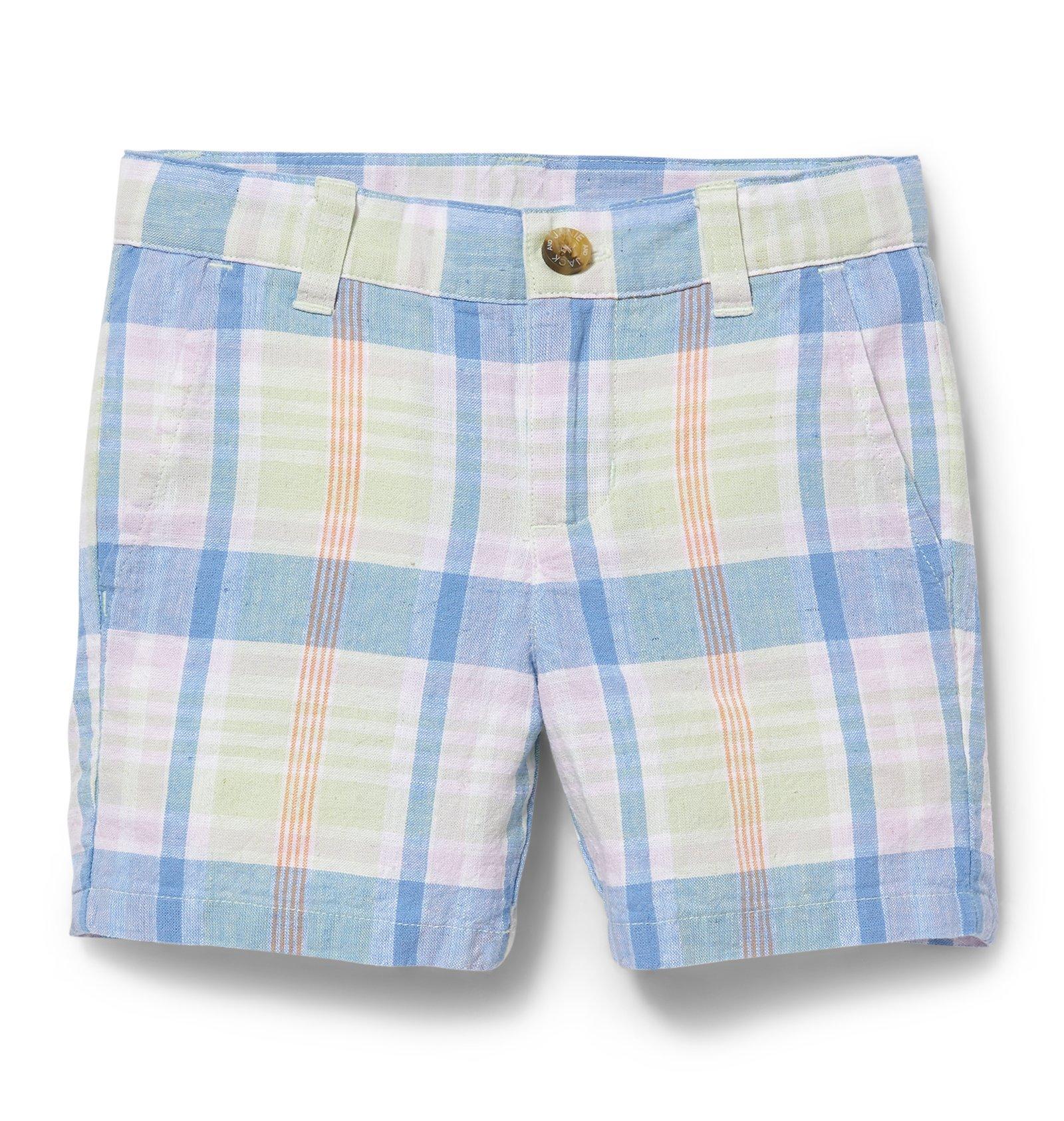Plaid Linen Short image number 0