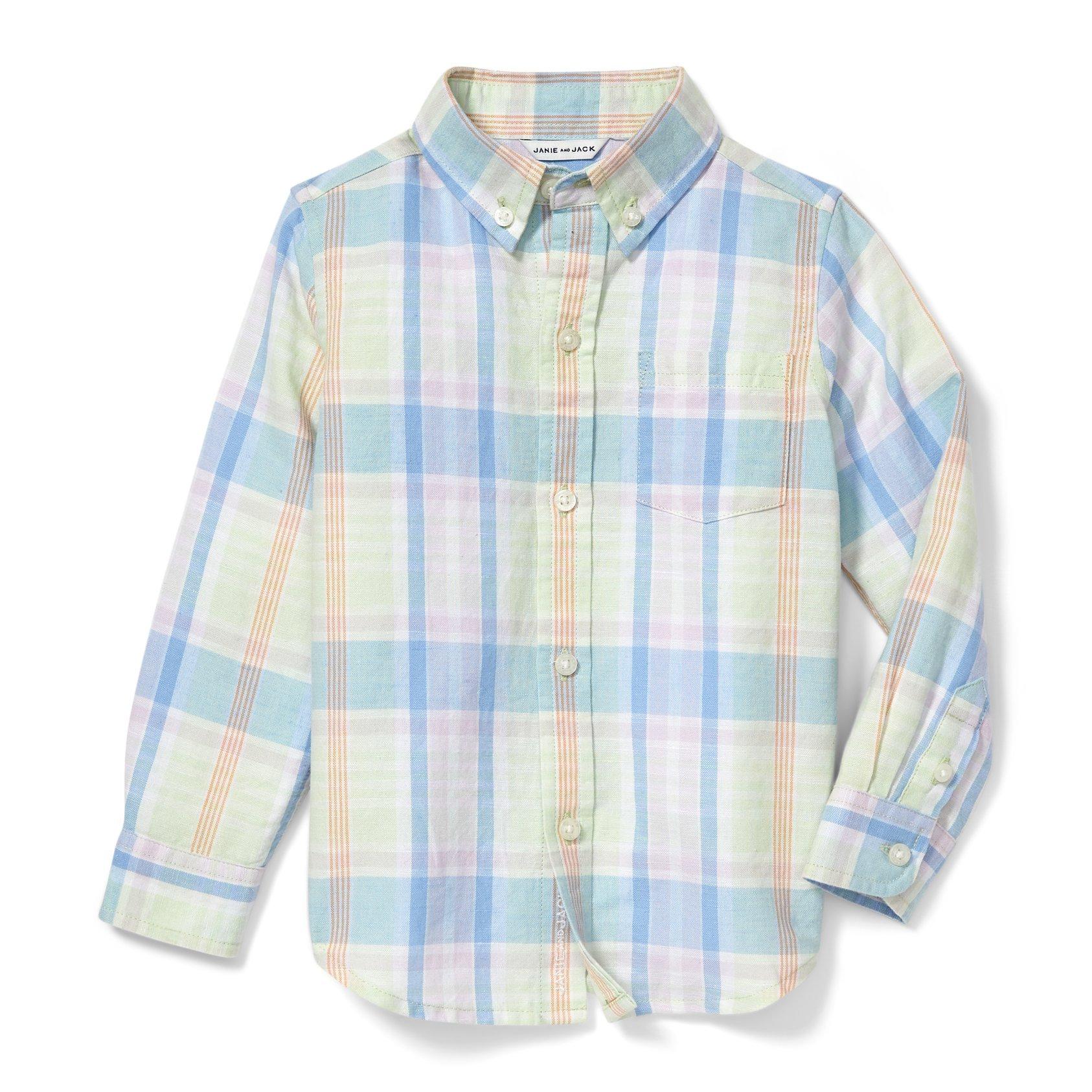 Plaid Linen Shirt image number 0