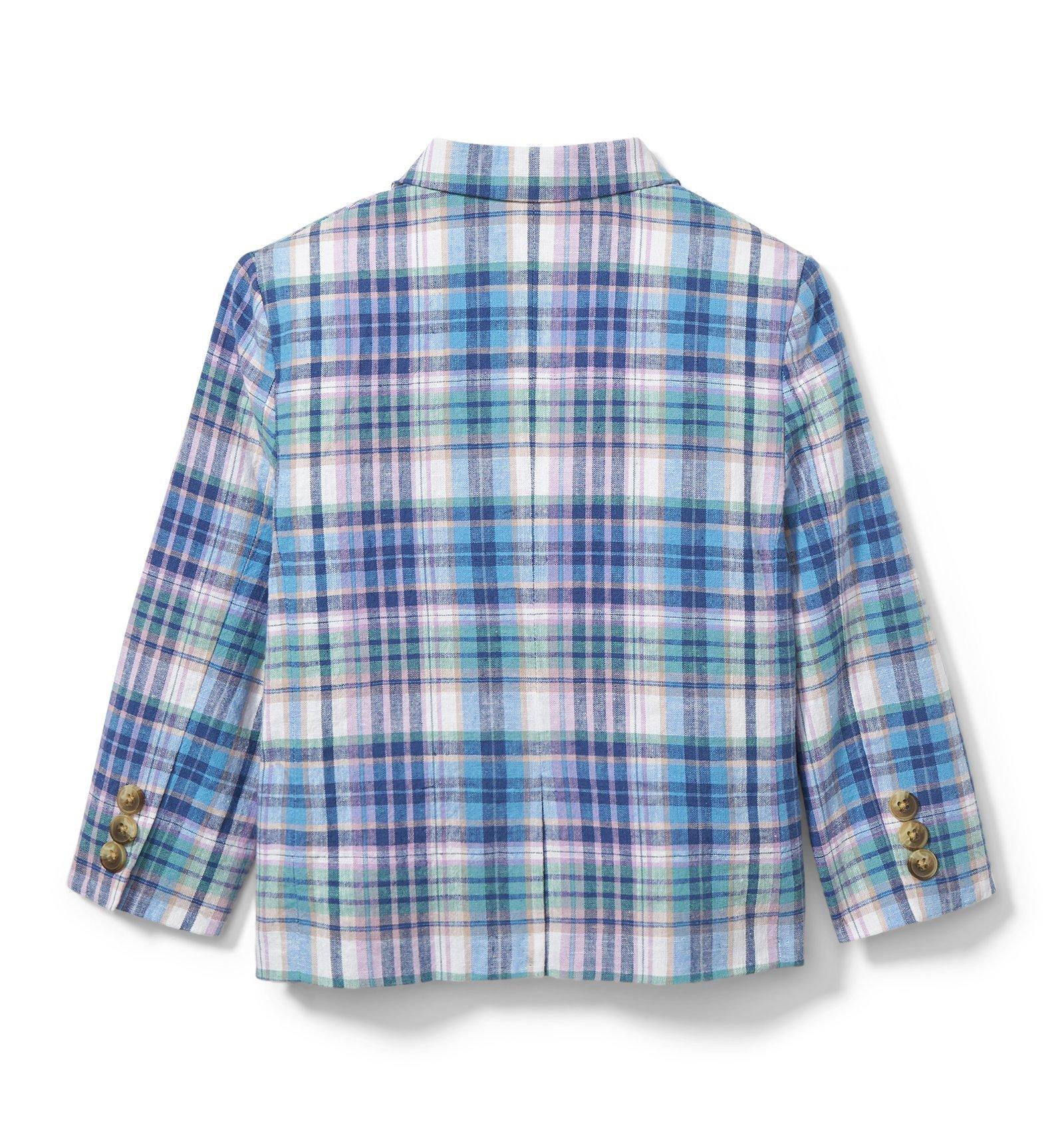 Plaid Linen Blazer image number 2